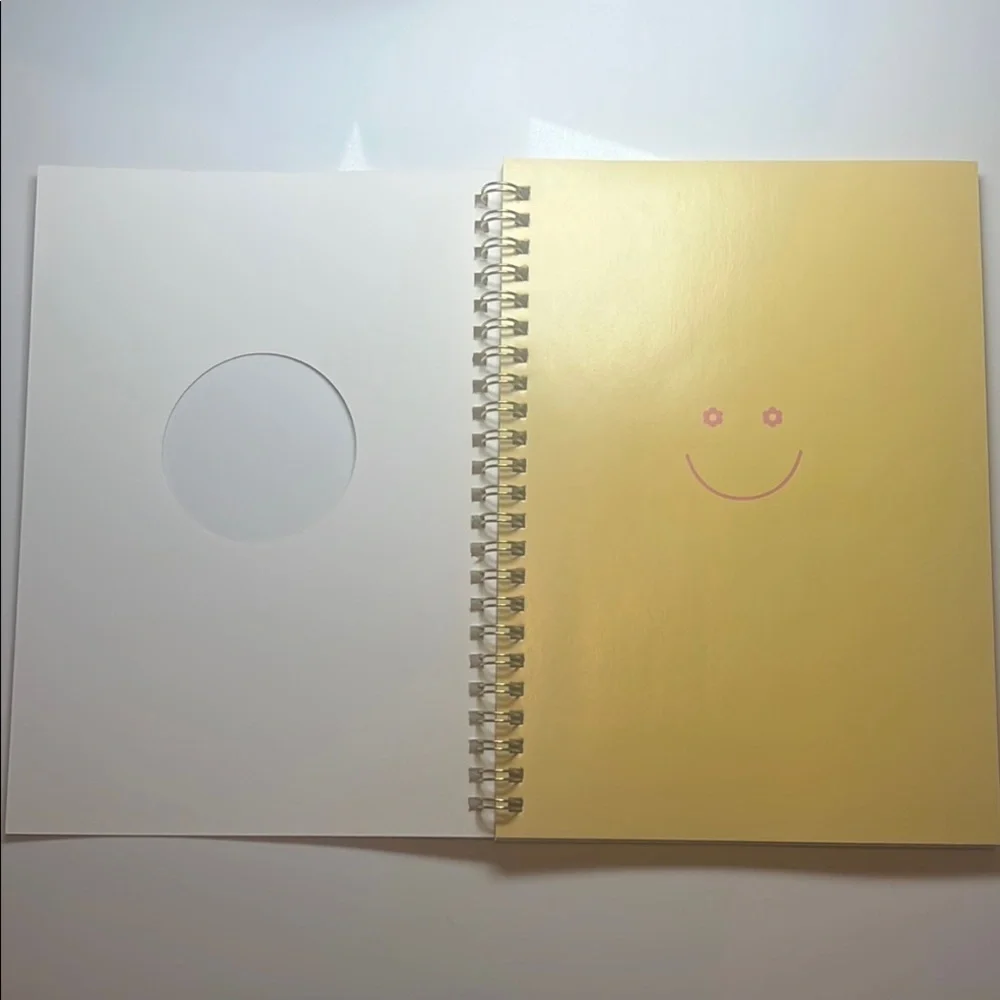 Set of 2 Pastel Pink and Blue Spiral Notebooks